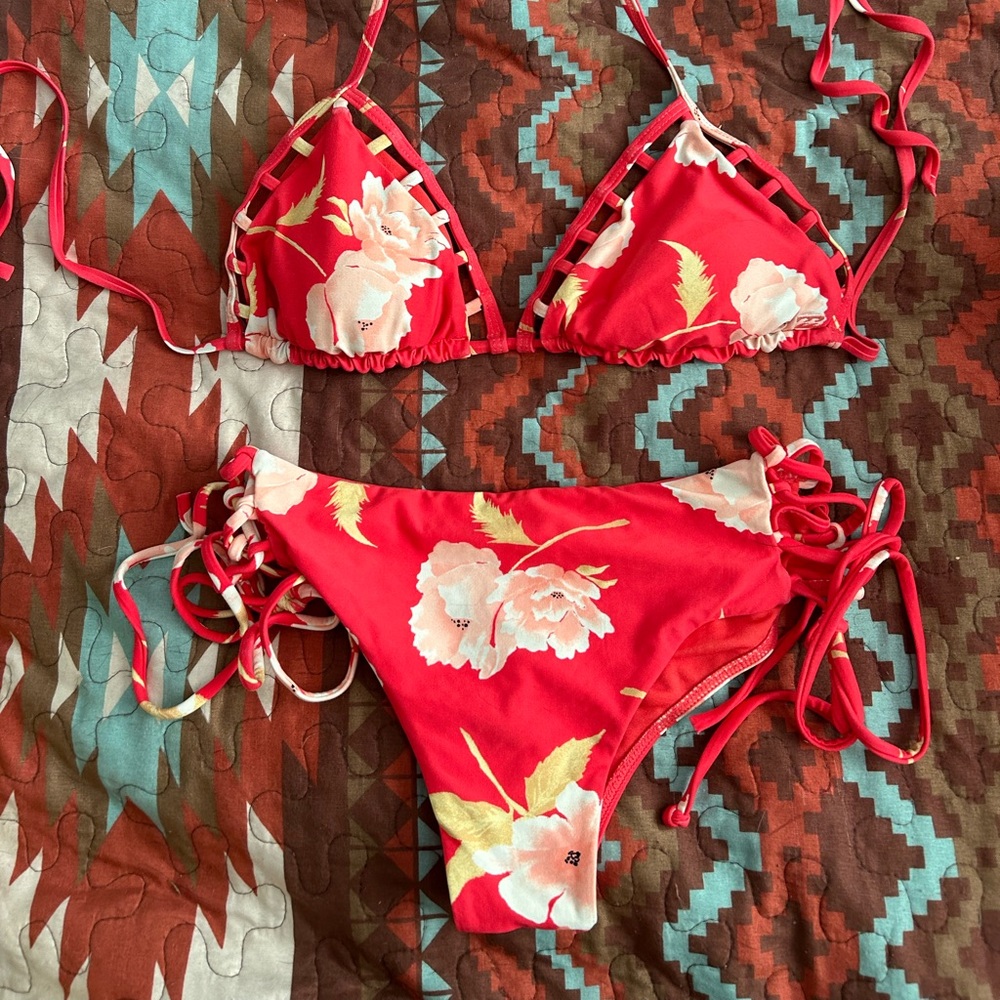 BILLABONG 2 TWO PIECE Floral Dawn Hawaii Bikini Set - Picture 3 of 7